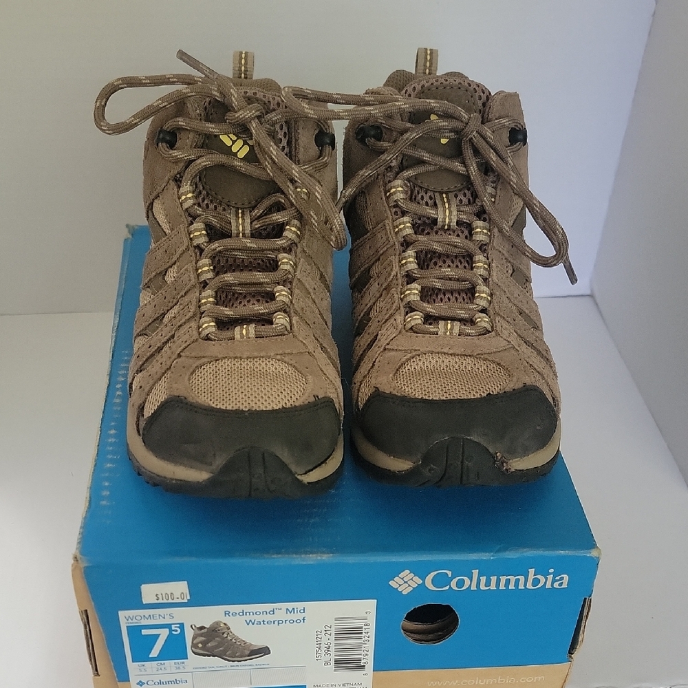 Columbia Women's Waterproof Hiking Boots - Brown and Black